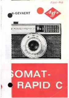 Agfa Isomat Rapid C manual. Camera Instructions.